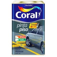 TINTA PINTA PISO VERDE QUADRA 18L CORAL