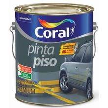TINTA PINTA PISO BRANCO 3.6L CORAL