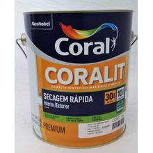 ESMALTE CORALIT ZERO BR BRANCO GELO 3.6L