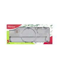 KIT P/BANHEIRO 5PCS CROMADO MONACO DUDA