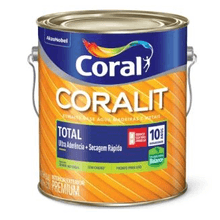 ESMALTE CORALIT TOTAL FO PRETO 0.9L